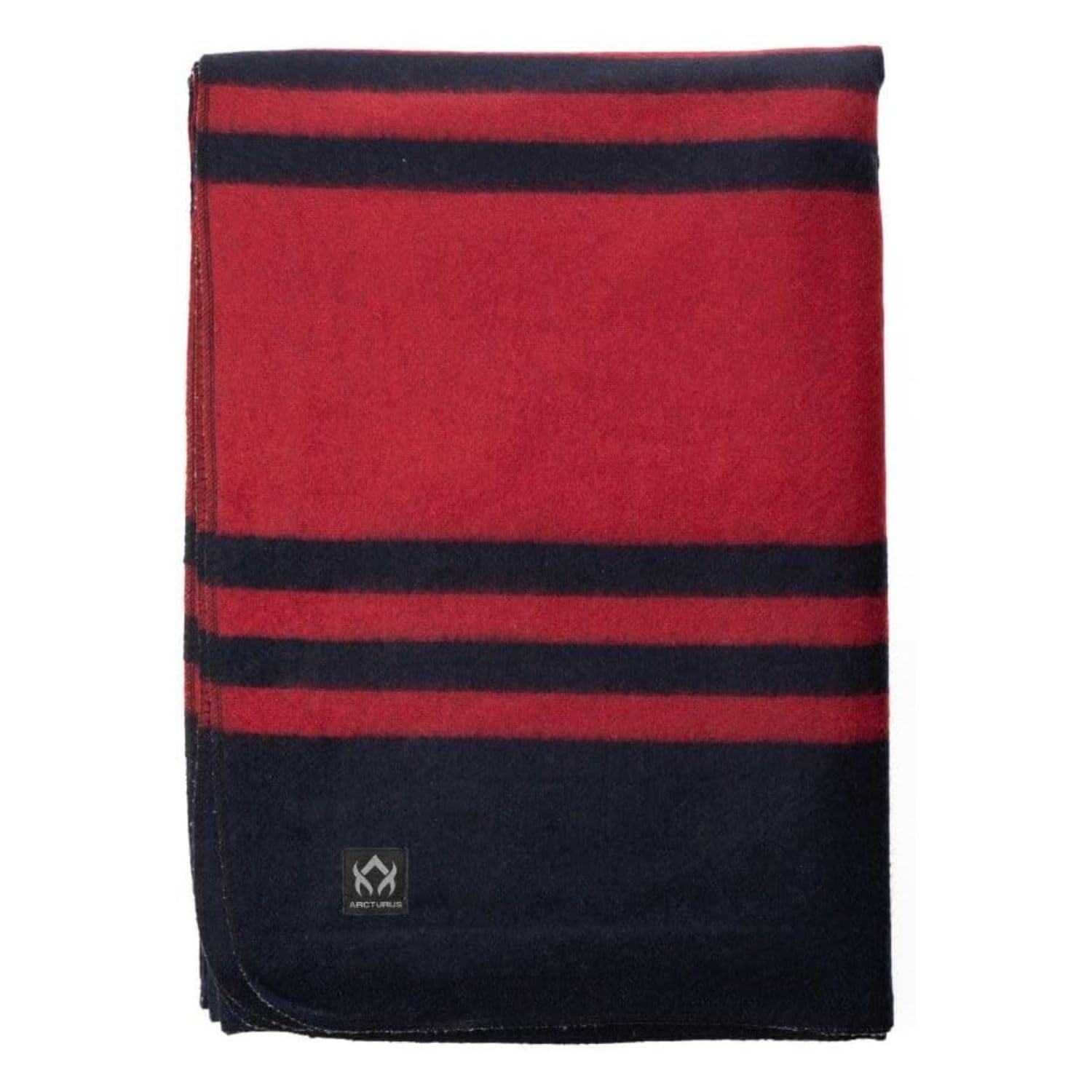 Arcturus Rainier Wool Blanket - 4.5lbs Warm, Heavy, Washable, Large | Great for Camping, Outdoors, Survival & Emergency Kits (Sunset Peak)