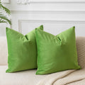 JUSPURBET Decorative Pillow Covers Set of 2 Velvet Throw Pillow Covers for Couch Sofa Bed Soft Cushion Covers Cases with Hidden Zipper for Living Room Home Decor 24x24 inch,Coral