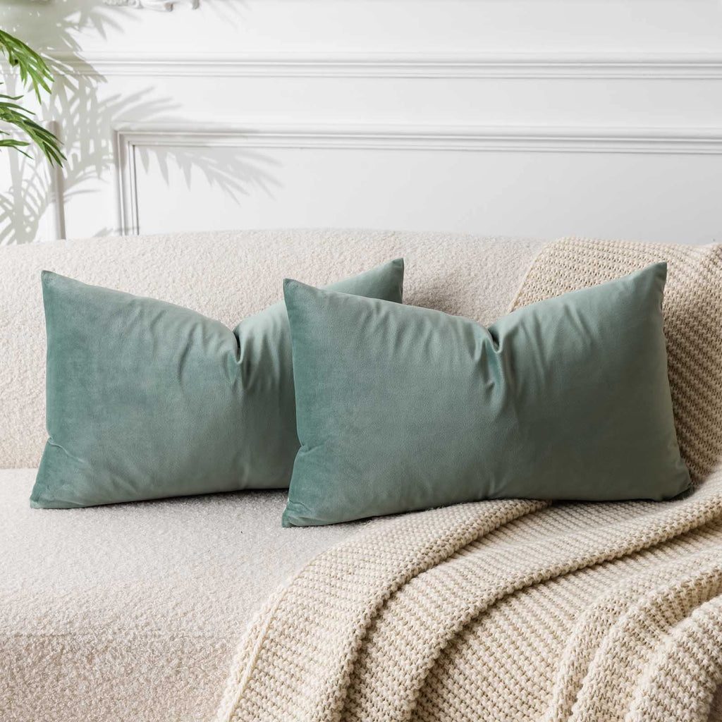 JUSPURBET Decorative Pillow Covers Set of 2 Velvet Throw Pillow Covers for Couch Sofa Bed Soft Cushion Covers Cases with Hidden Zipper for Living Room Home Decor 24x24 inch,Coral