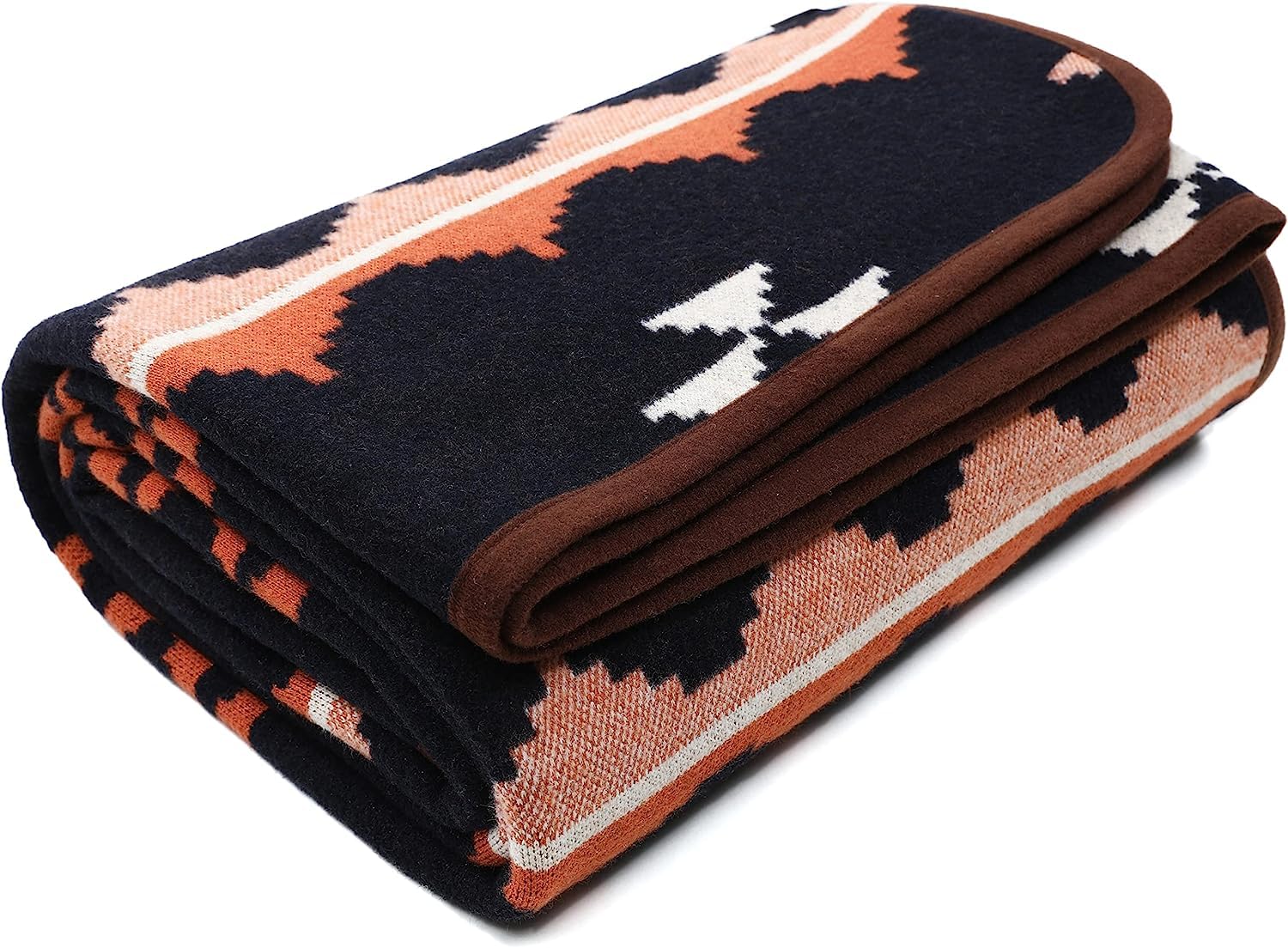 ACUSHLA Merino Wool Blanket - Warm Thick Washable Large Bed Couch Outdoor Camping Sleeping Throw Blanket All Seasons, Myers Green 79x63
