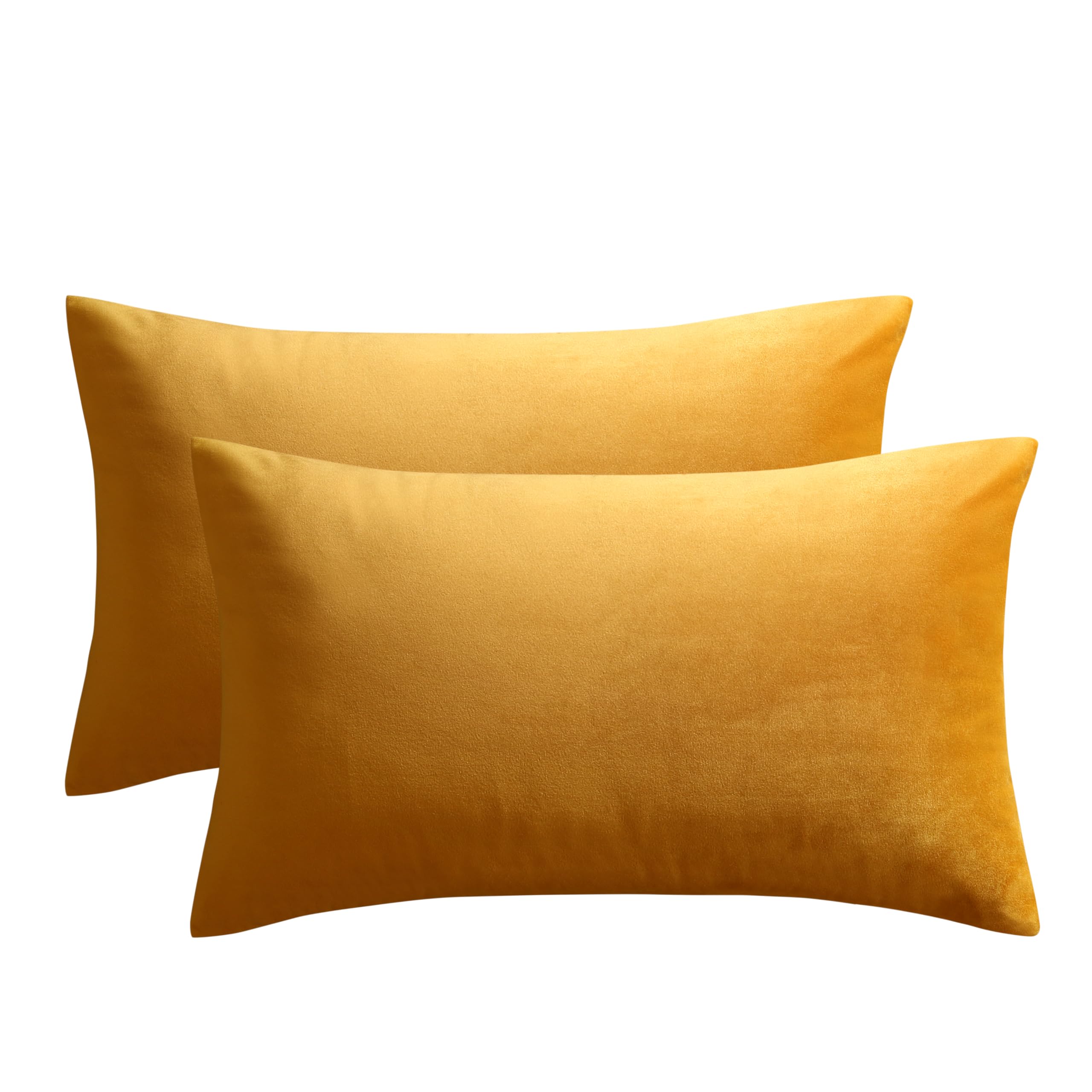 JUSPURBET Decorative Pillow Covers Set of 2 Velvet Throw Pillow Covers for Couch Sofa Bed Soft Cushion Covers Cases with Hidden Zipper for Living Room Home Decor 24x24 inch,Coral