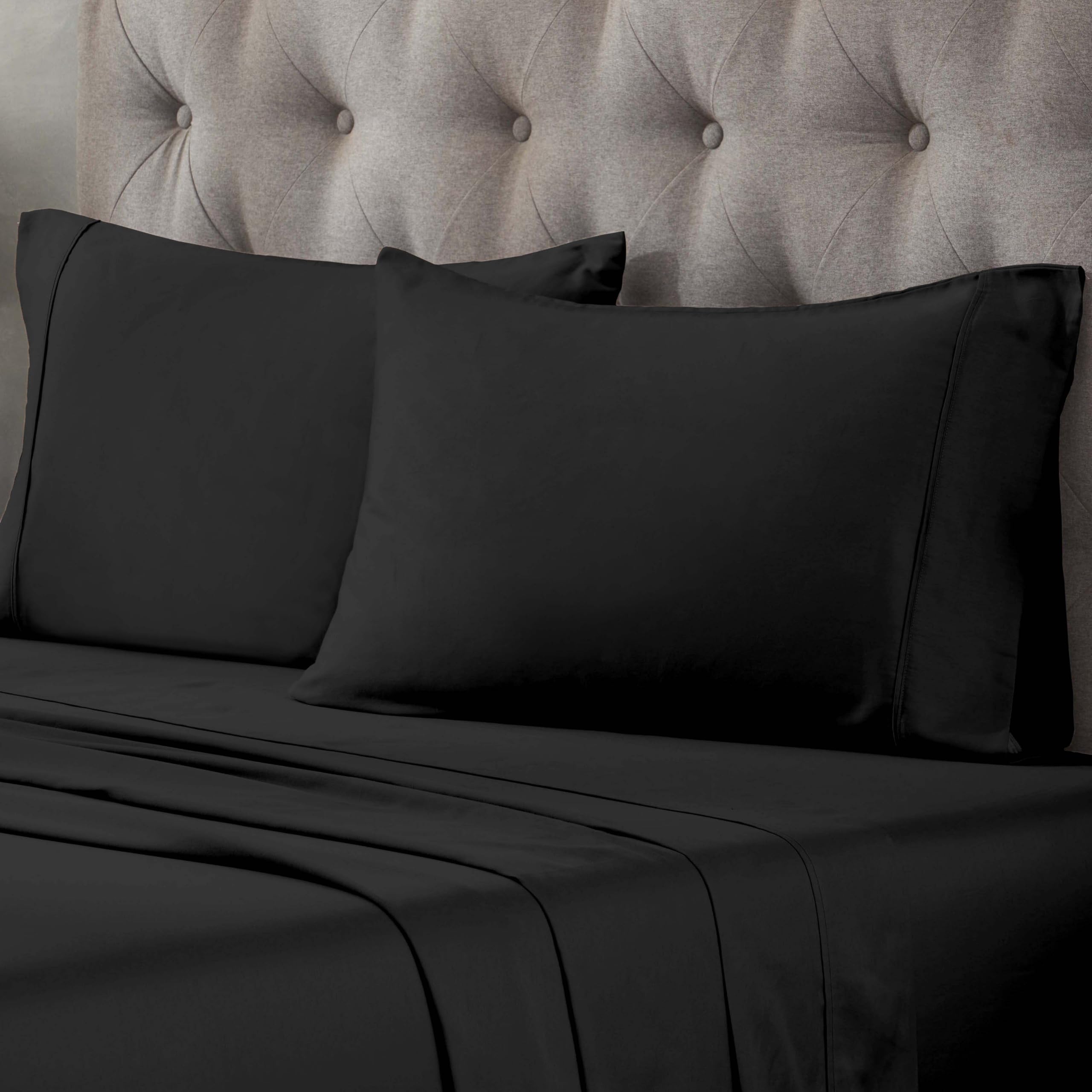 Superior Egyptian Cotton 300 Thread Count Pillowcases, Pillow Cases, Modern, Solid Classic Pillow Case Cover, Ultra-Soft Comfort Basics, Bedding Essentials, Bed Accents, Set of 2, Standard, Coral